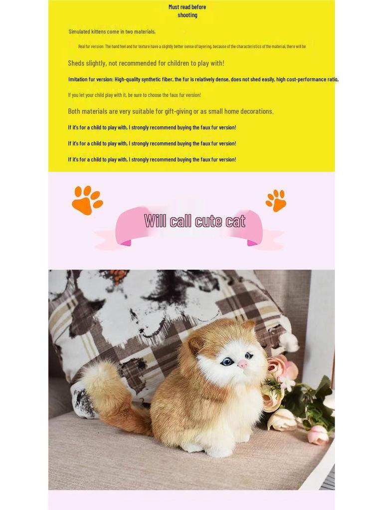 Niedliches Ragdoll Kätzchen Kissen Plüschtier Geschenk für Mädchen