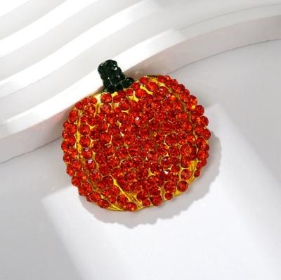 Broche Citrouille d'Halloween Broche Personnalité Créative Art Pin Accessoires Bijoux Rétro Fête Charme Pâques Tendance Cadeau Souvenir Unique