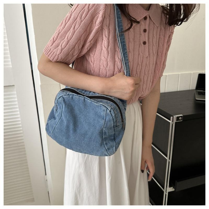 Popular Fashion Denim Shoulder Crossbody Bag Summer New Casual Women's Bag