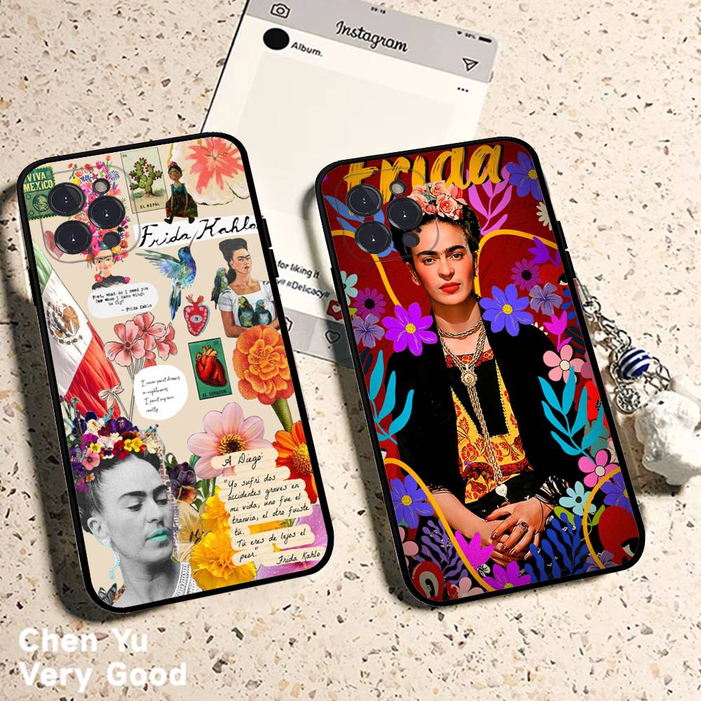 F-Frida-s K-Kahlo-g Τέχνη Για iPhone 17 16 15 14 Pro Max Air 11 12 13 Mini Plus Κάλυμμα Τηλεφώνου