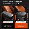 Pu Leather Car Armrest Pad Cover Auto Center Console Box Cushion Mat Storage Bag