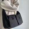 Japanese Style Large Capacity Crossbody Bag: Unisex Casual Shoulder Bag for Commuters, Students, and Everyday Use.