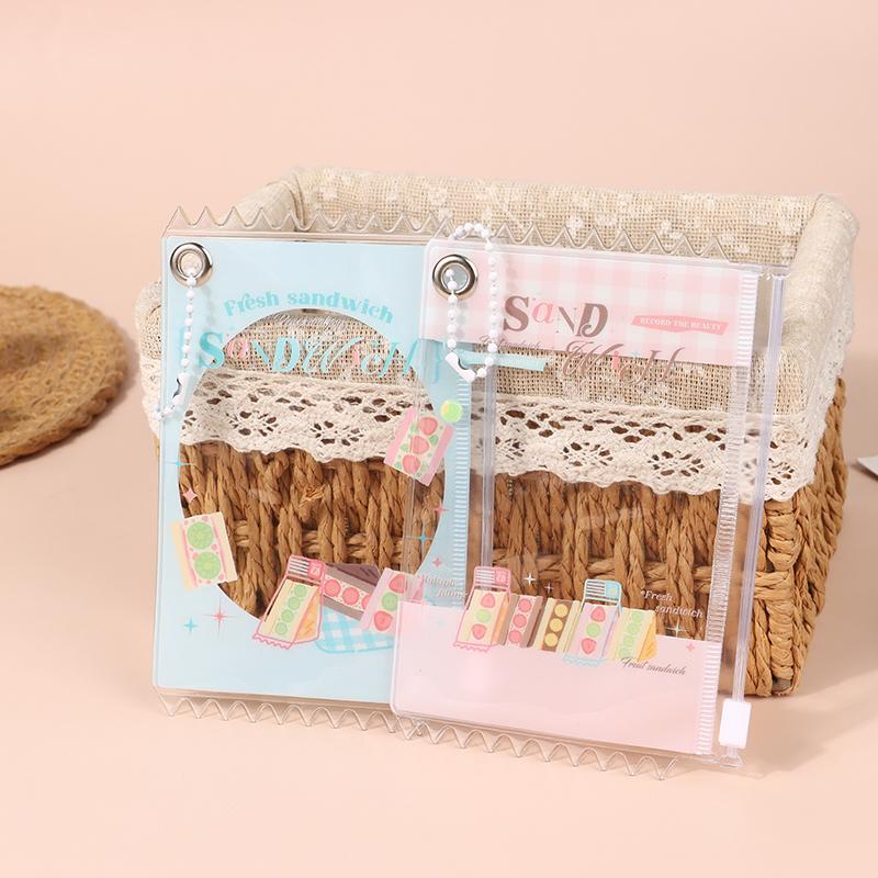 Transparent Candy Bag Photocard Holder Keyring Props Badge Display Bag Pendant Idol Photo Card Protective Cover Card Holder