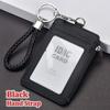 Multifunctional Zipper Work ID Card Holder with Lanyard Identity Access Staff Badge Multi-Card Bank Campus School Office Card Holder