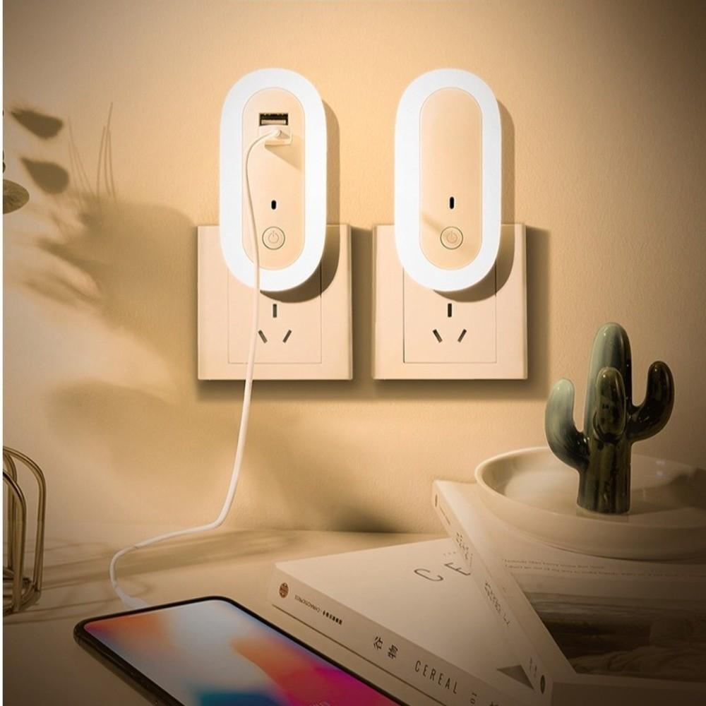 Wall-mounted Bedroom Light Dimmable Bedside Lamp Portable LED Night Lamp