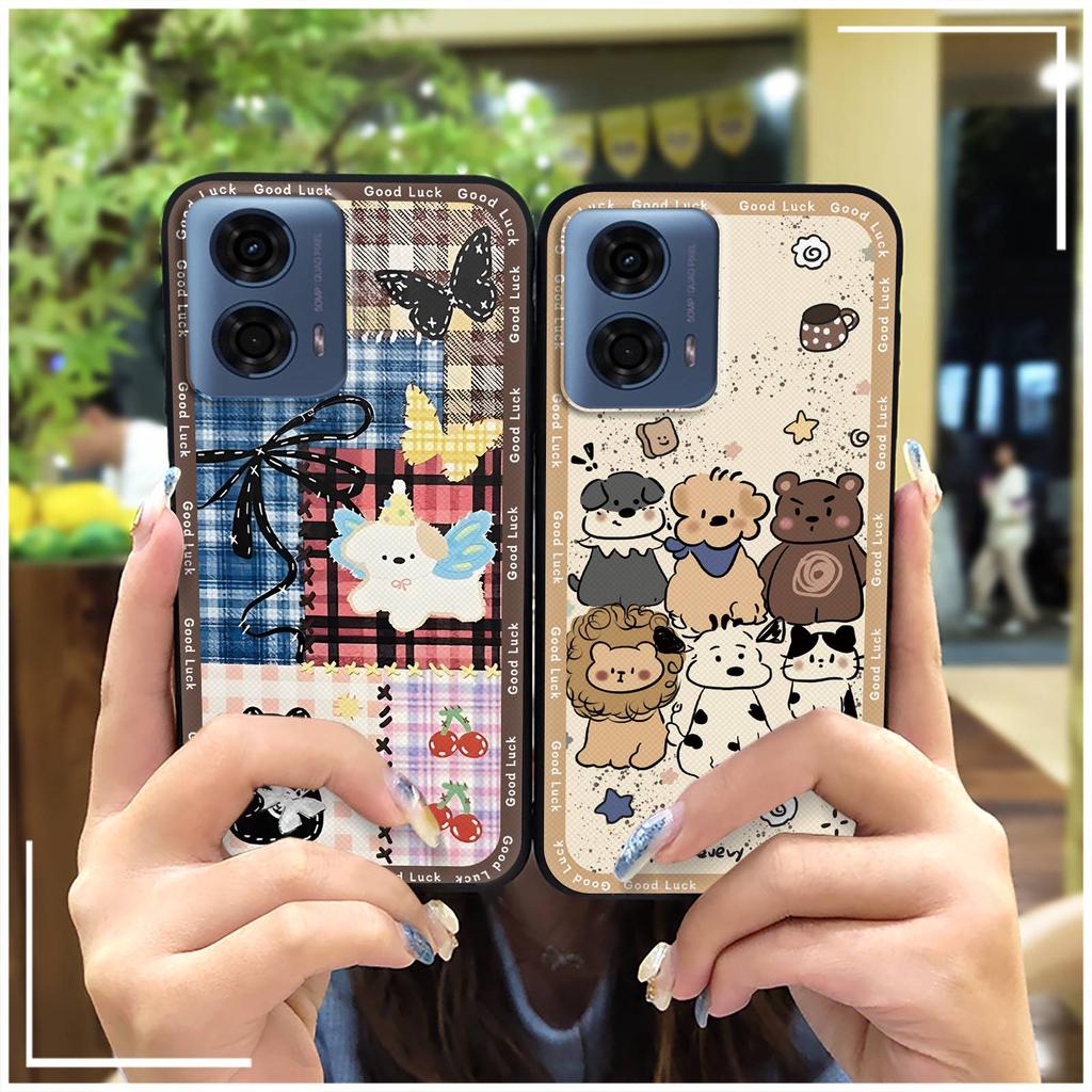 Back Cover Soft case Phone Case For MOTO G24 Power Fashion Design Cartoon Dirt-resistant Shockproof Waterproof Silicone