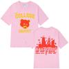 Kanye West College Dropout Koszulka Muzyczny Album Nadruk Harajuku Unisex Koszulki Unisex z Krótkim Rękawem Codzienne Hip Hop Streetwear Koszulki