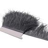 1Meter Natural Fluffy Ostrich Feathers Trim 8-10Cm Red Ostrich Plumes Craft Ribbon For Wedding Dress Sewing Clothing Decoration