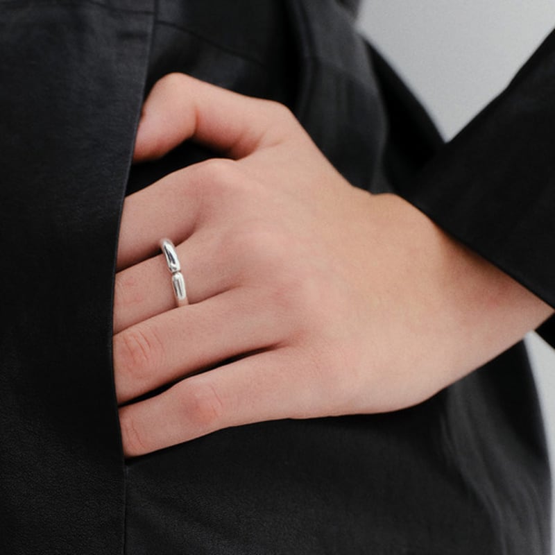 

ALL LEFT Tube Ring No. 17