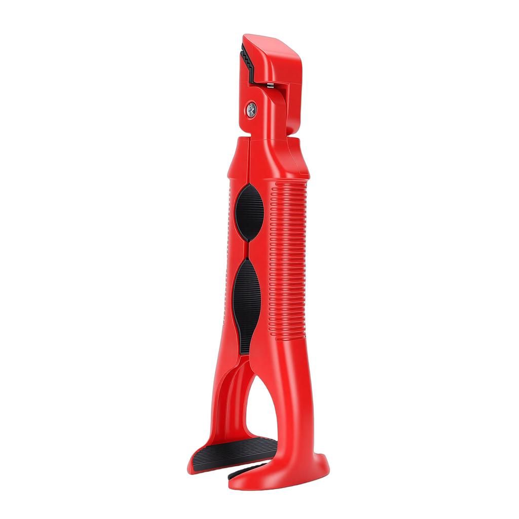 Hot Plate   3 In 1 Anti Scald Bowl Holder Clip for Dish with Can Opener Ergonomic Handle Red