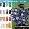 9Pcs Golfs Club Head Cover Fit Most Brands Golfs PU Leathers Iron Waterproof Golfs Club Headcover Golfs Iron Head Cover