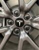 4PCS 25PCS 56mm for Tesla Model 3 Y S/X new Model Y Juniper Car Wheel Center Hub Decorative Caps  Badge Lug Nut Protective Cover