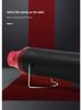 US Standard Heat Gun for Polymer Clay, DIY Rubber Stamps, Embossing Powder & Shrink Sheets, 110V Black
