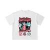 260 GSM Double Yarn 32 Count 100% Cotton Dandadan V15 Momo Print Unisex Heavy Cotton T Shirt
