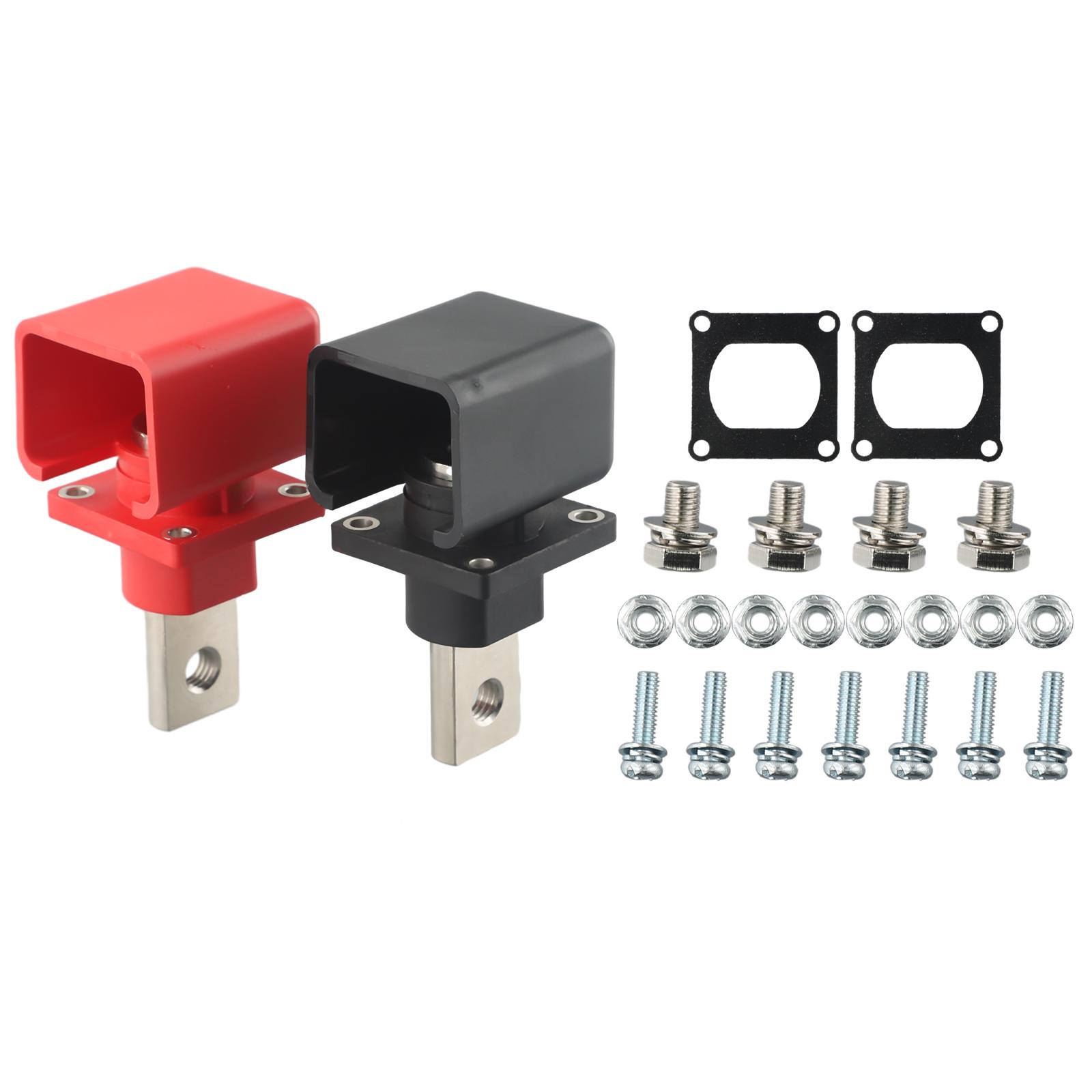 

IP67 Binding Posts Binding Posts AC500V Direct Joint Material Copper Permanent Use Red+black Cabinet Energy Storage 400A