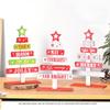 Merry Christmas Xmas Wooden Decorations DIY Christmas Signs Plaque  New Year