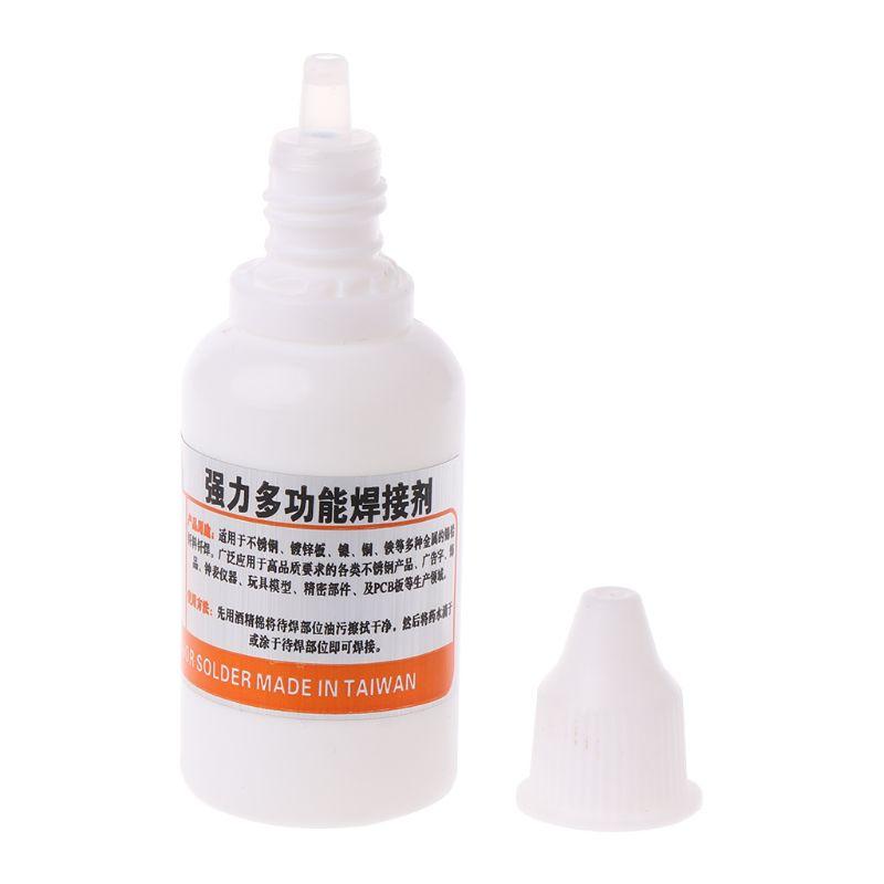 Liquid Flux Soldering Flux Liquid Solders Water for Stainless Steel Galvanized Sheet/Copper/Iron 35ml