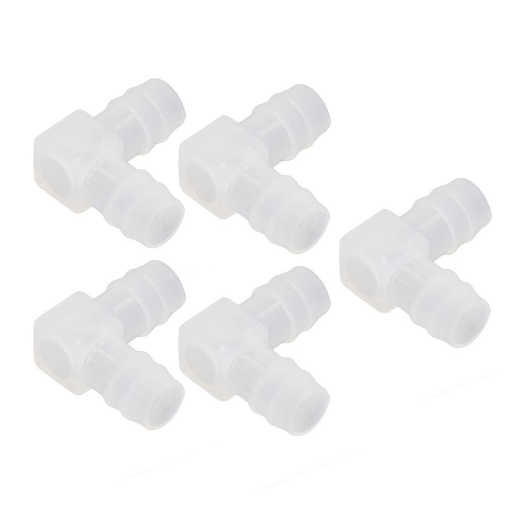 10Pcs Plastic Hose Joint 90 Degrees Elbow Bend PP Non Toxic Odorless L Pipe Connector for Aquarium Laboratory 16mm