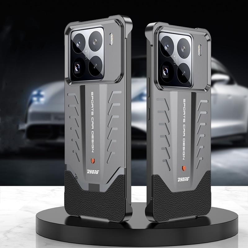 

Чехол для Xiaomi Mi 15 Ultra Эластичная застежка Рассеивание тепла Алюминиевый сплав Бескаркасная металлическая крышка для Xiaomi 15 Ultra 15Pro Mi15 For Xiaomi Mi 15 серый