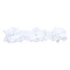 Baby White Lace Flower Headband with Bow for Girls – Sweet Princess, Birthday, Hundred Days Elastic Headband.
