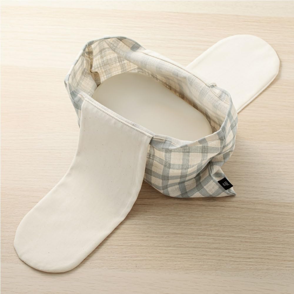 Lunch Bag Ribbon Check Blue Gray Main Unit Width 28cm X Height 18cm Ribbon Total Length 23cm Lunch Bag Made In Japan Cotton No Gusset Easy To Dry