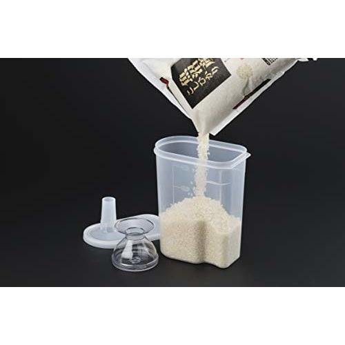 Inomata Chemical (Inomata-K) Kühlschrank Reisbehälter, 2 kg, Hergestellt in Japan, 1247, Transparent