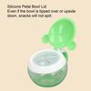 Baby Snack Container Animal Shape No Spill Impact Resistance Safe Tritan Toddler Snack Cup for Outdoor Travel Frog