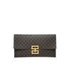 Women's Spring 2024 Slim Crocodile Pattern Clutch: Patent Leather Envelope Bag and Wallet