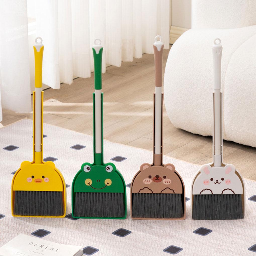ABS Kids Cleaning Set Fun Cleaning Play Set For Little Helpers Toy Dustpan And Brush For Toddlers