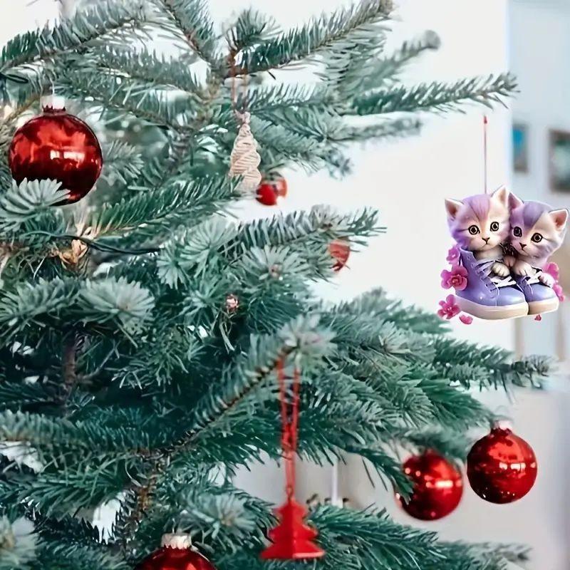 Eyecatching Cat Acrylic Decorations For Your Car Interior Charming Style Cartoon