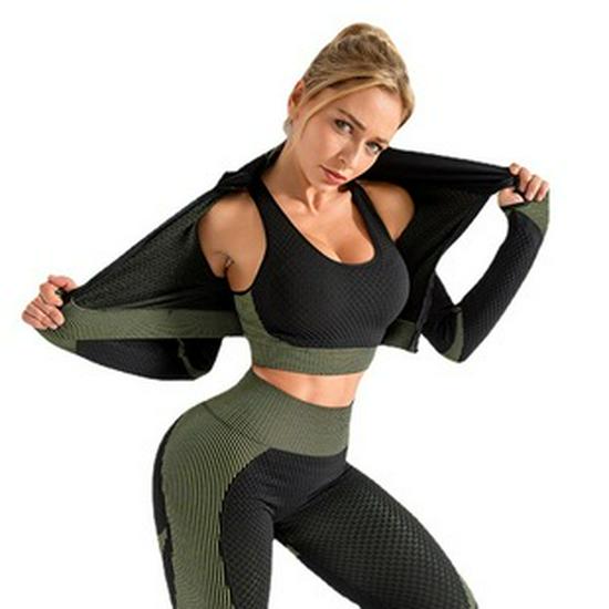 Leggings modelatoare fără cusături cu talie înaltă, aspect fals denim, pentru femei