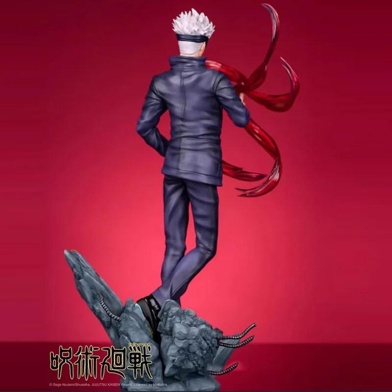 Anime Jujutsu Kaisen Manga Gojo Satoru Figure PVC Collection Toy Gift 11.8in