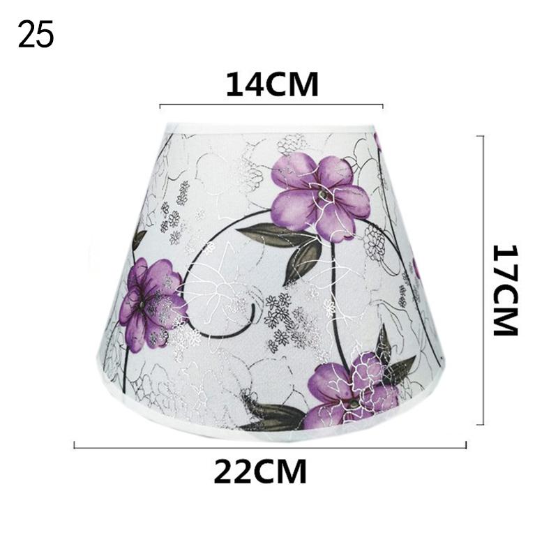 European Retro Style Table Lampshades PVC Sheepskin Fabric Floor Lamp Shade Bedroom Bedside Home Decor Wall Lamp Shell Cover