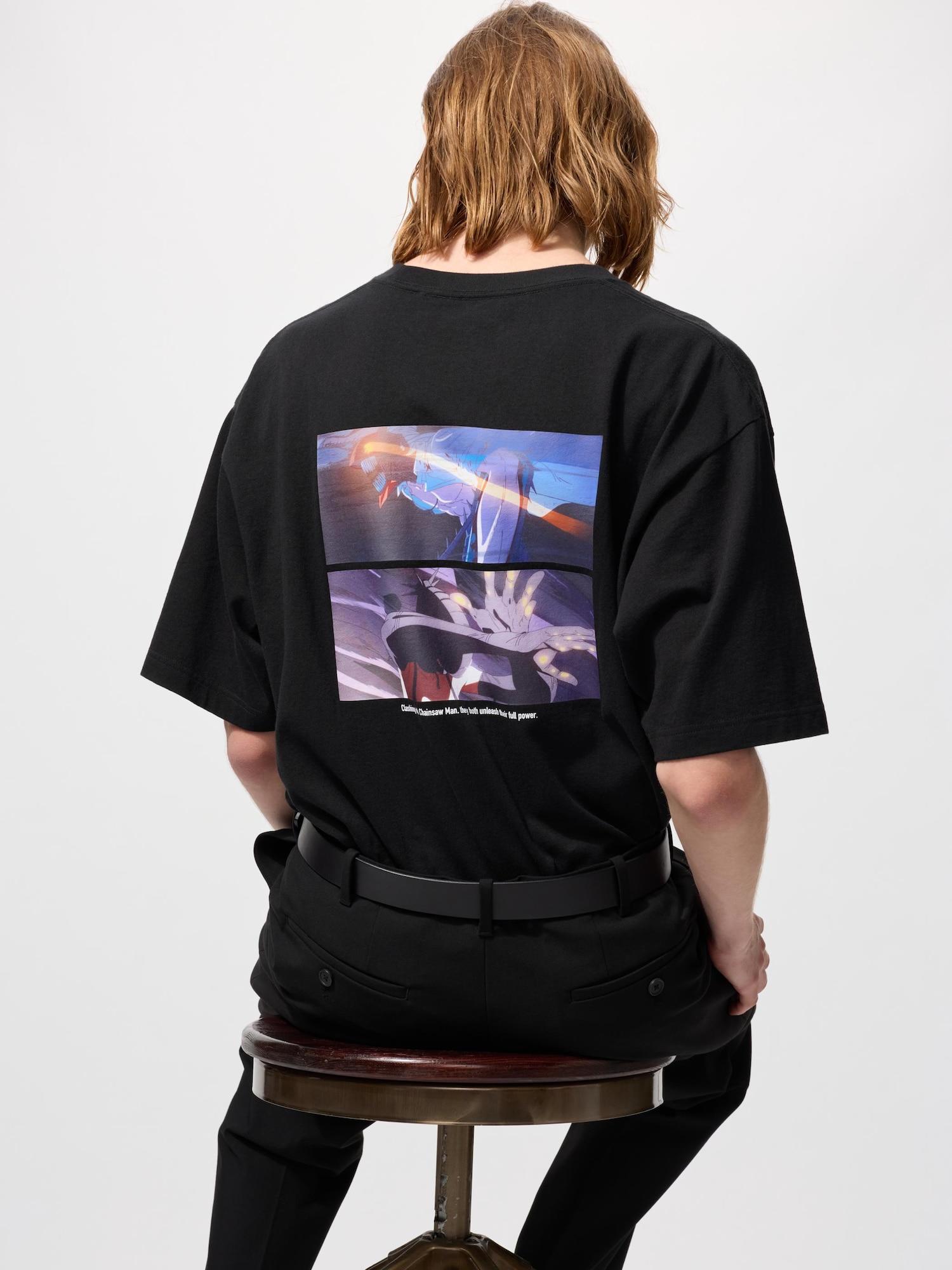 

Uniqlo Япония Свободный крой Chainsaw Man 09 BLACK/XS