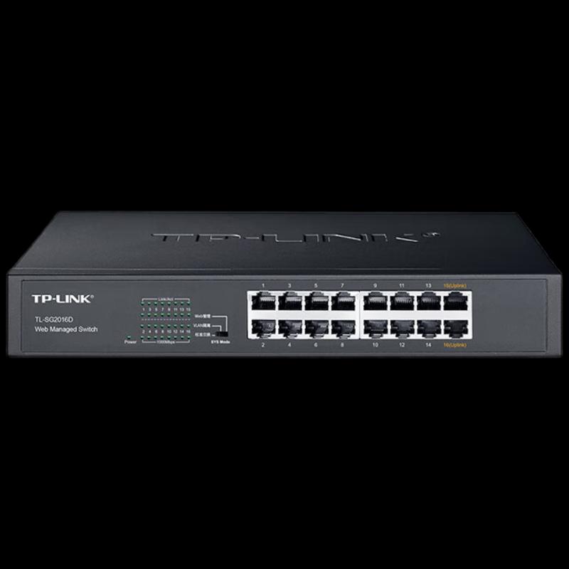TP-LINK TL-SG2016D 16-Port Gigabit Cloud Managed Switch