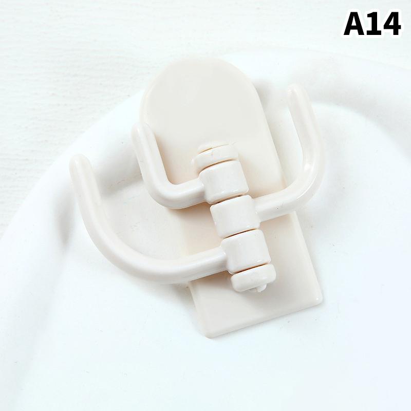 Niedliches Tier Kreativ Cartoon Bunt Drei Haken Spurlos Freies Stanzen Haken Wohnzimmer Schlafzimmer Drehbar Mehrzweckhaken