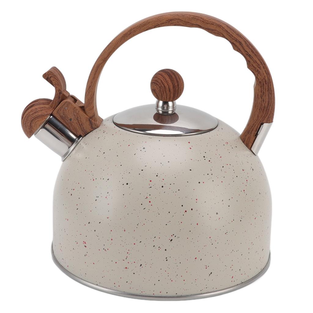 Whistling Kettle 2.5L Capacity Stainless Steel Stovetop Teapot for Water Boiling