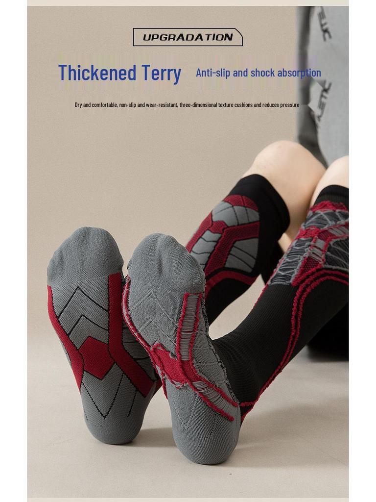 Kniehohe Sport-Kompressionssocken: Bequeme Druckunterstützung für das Laufen