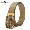 Men's Belt Toothless Alloy Automatic Buckle Men's Belt Imitation Nylon Canvas Youth Versatile Casual Belt