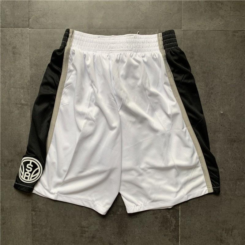Men Women Basketball Shorts Cotton Blend Sportswear NBA Teams Knicks Spurs Hornets Nets Clippers Grizzlies Lakers