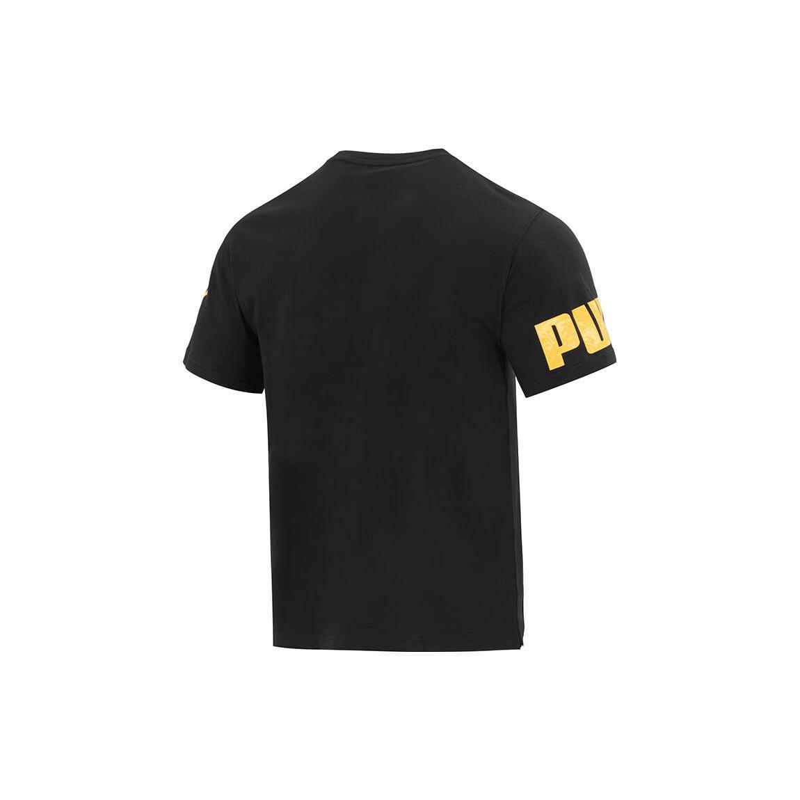 

New PUMA Set-in Sleeve T-Shirt Men s Black 676675-01 M