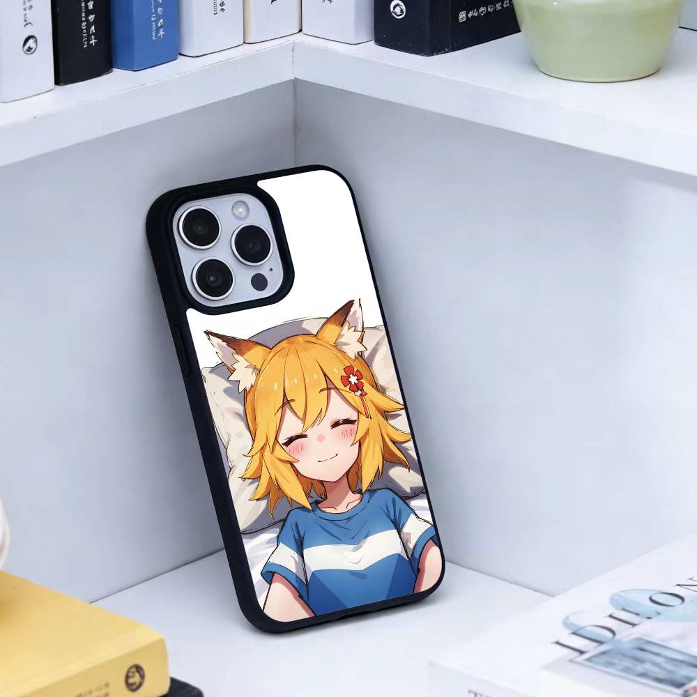 The Helpful Fox Senko-san Senko Phone Case For iPhone17,16,15,14,13 Plus,Pro Max Magnetic For Magsafe Wireless Charging iPhone16PRO