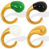 Fashion Personality Epoxy Versatile Simple Niche Design Glossy Ring Titanium Steel Drop