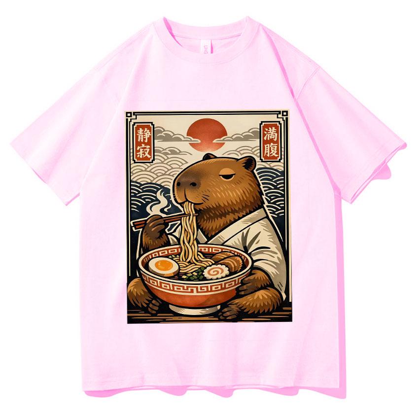 RaUnisex Funny TShirt Japanese Unisexga Graphic Print Unisex Casual Summer Streetwear T Shirts Fashion Loose Clothing Y2K Oversized Tops