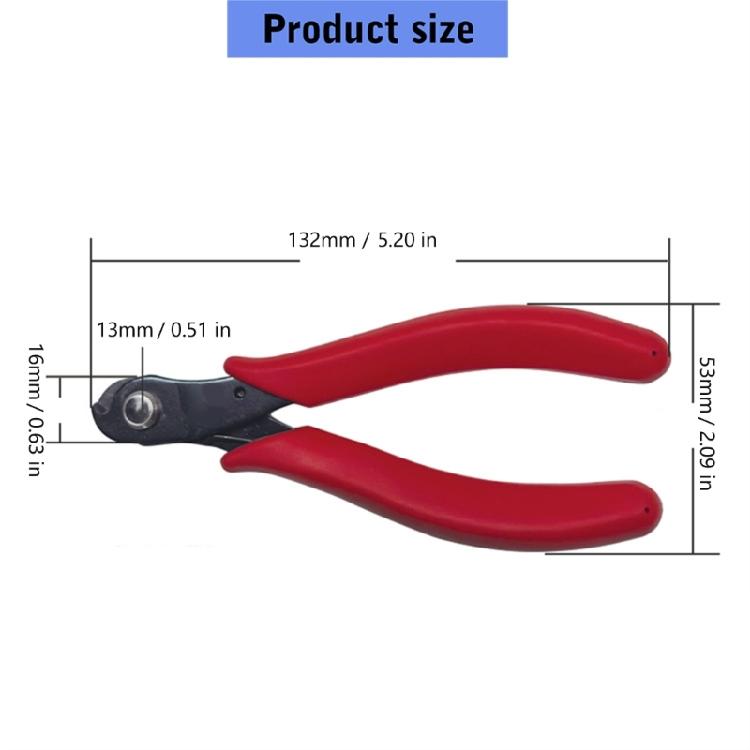 Home Repair Wire Cutter Pliers for Metal Wire Trimming, Carbon Steel Cutting Head for Controlled Wire Cutting, Hardware Maintenance and Craft Tasks