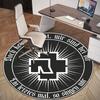 Rammstein: 'Keine Angst' Album Art StickerRound Non-Slip chair mat chair carpet for office Rugs for Office Decor Gift For Valentine's Day Mother's Day