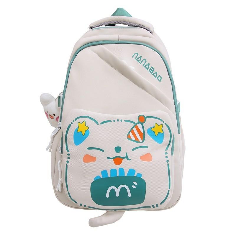 2024 New Korean Style Cute Backpack For Girls Large Capacity School Bag Lightweight Travel Bag