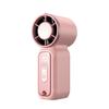 Portable Mini Fan Rechargeable LED Digital Display Air Cooling Hanging Neck Fan for Outdoor Small Personal Handheld Pocket Fan
