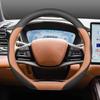 Voor BYD Han DMi EV Qin Plus Tang Frigate 07 King AutoStuurwielhoes Leer Ultradun Ademend Auto-interieur Handvathoes