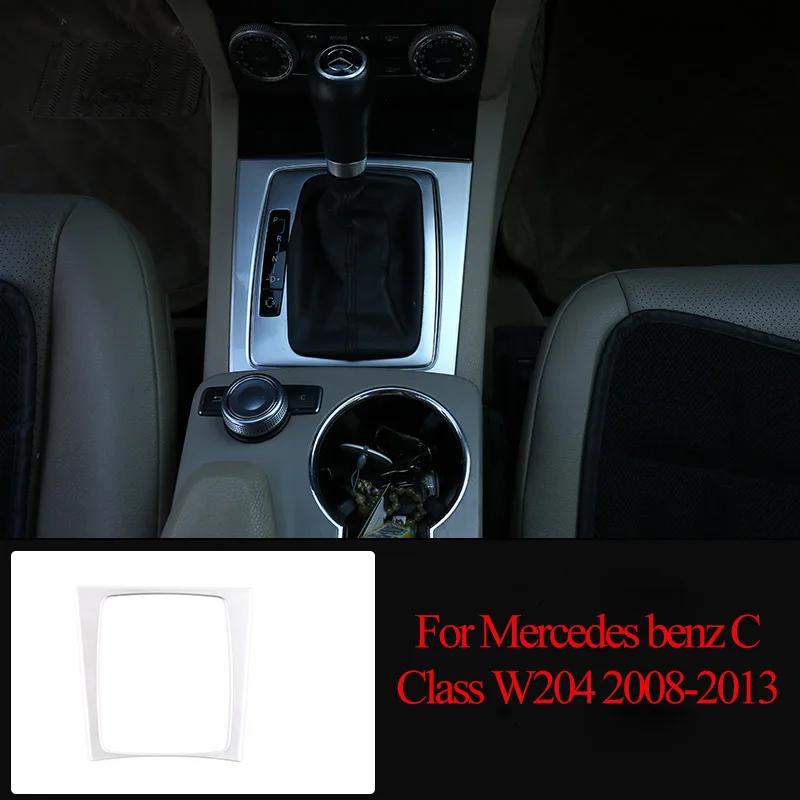 ABS Silver For Mercedes Benz C Class W204 C180 C200 2007-2013 Car Interior Decoration Trim Stickers Car Accessories